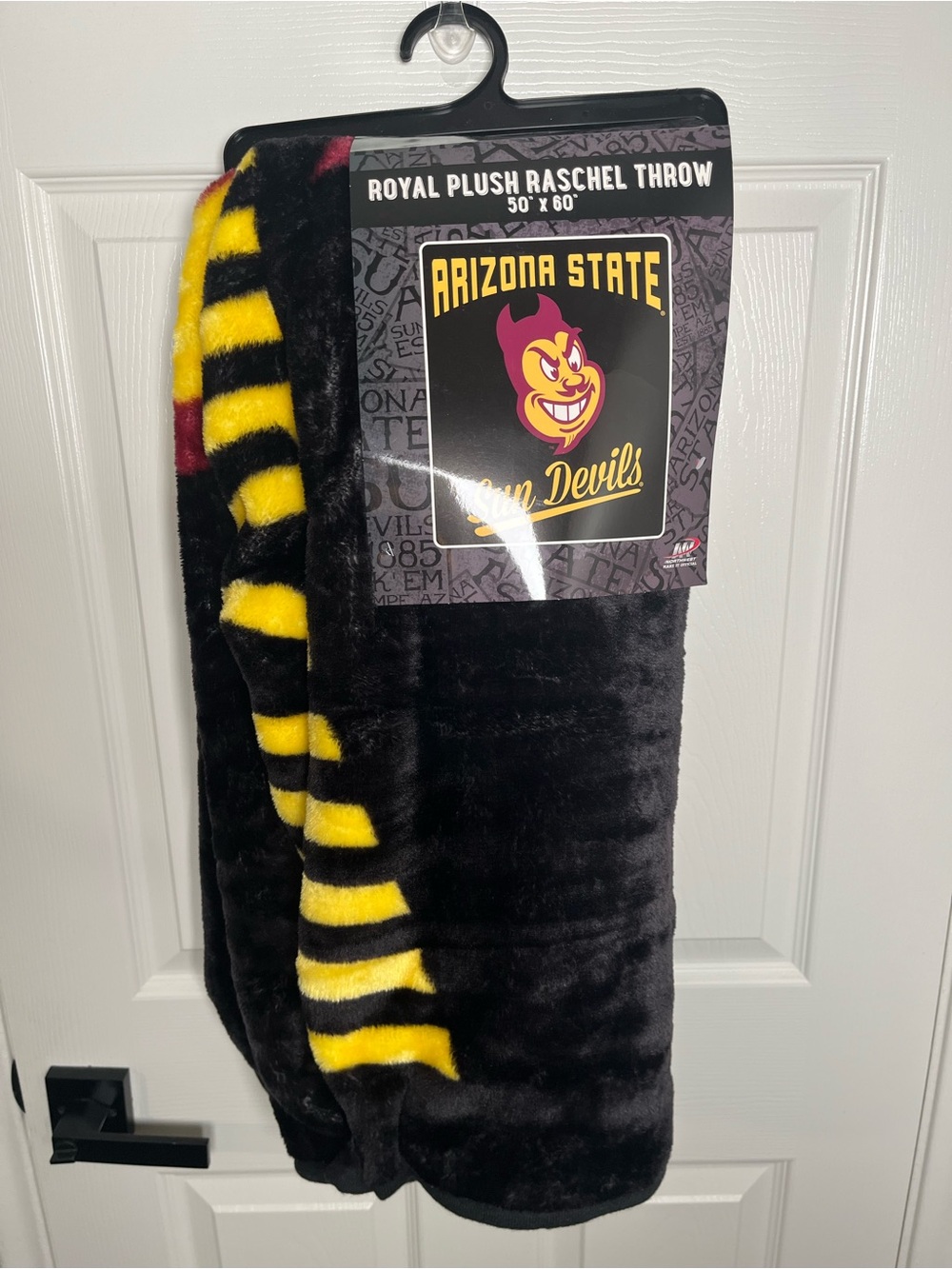Arizona State Sun Devils Plush Throw Blanket 50” x 60”